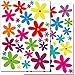 Produktbild Wandkings Blumen Design 2 Wandsticker Set, 56 Aufkleber, 2 DIN A4 Bögen, Gesamtfläche 60 x 20 cm