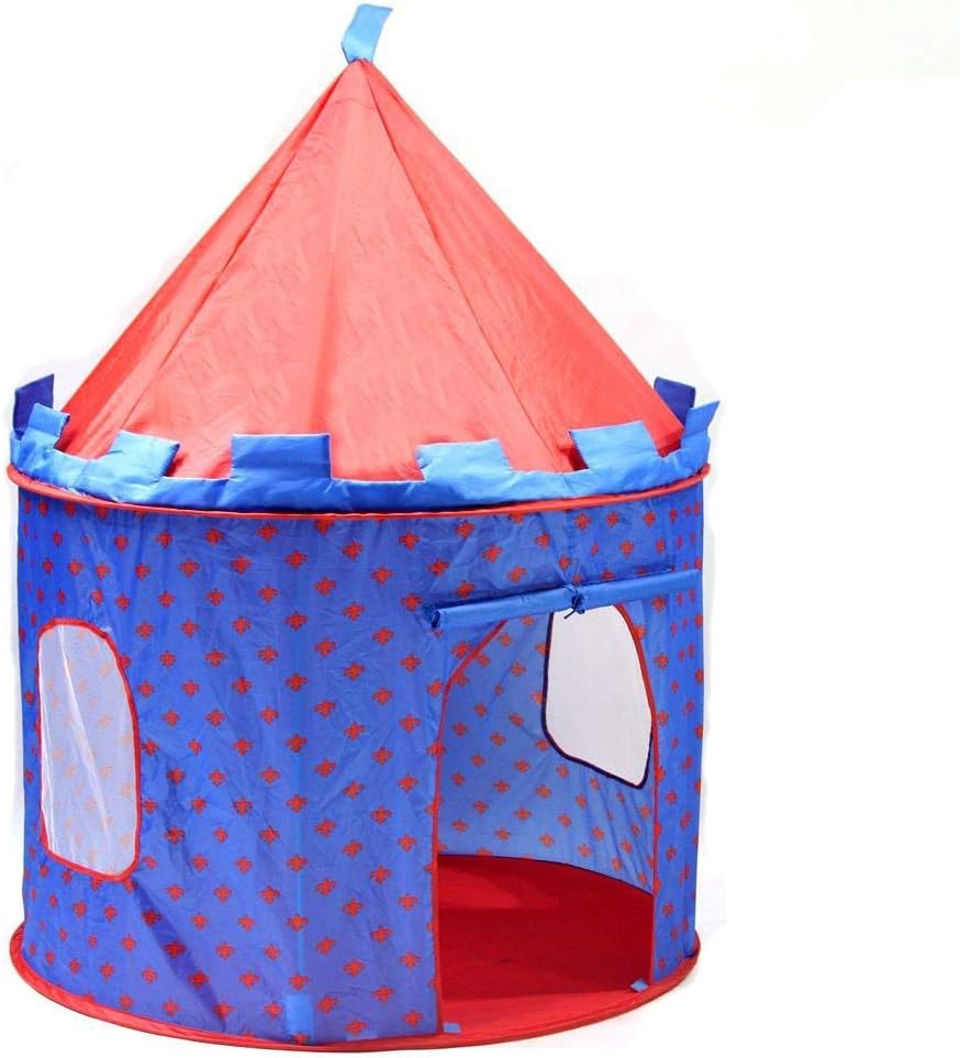 SUSBT4053R Boy's Prince Castle, Children Play Tent, Blue