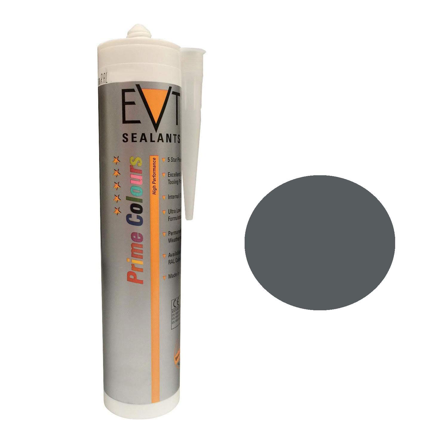 Evt Ral 7012 Basalt Grey Prime Colour - Silicone (Ral Coloured Silicones) (Ral 7012 Basalt Grey)