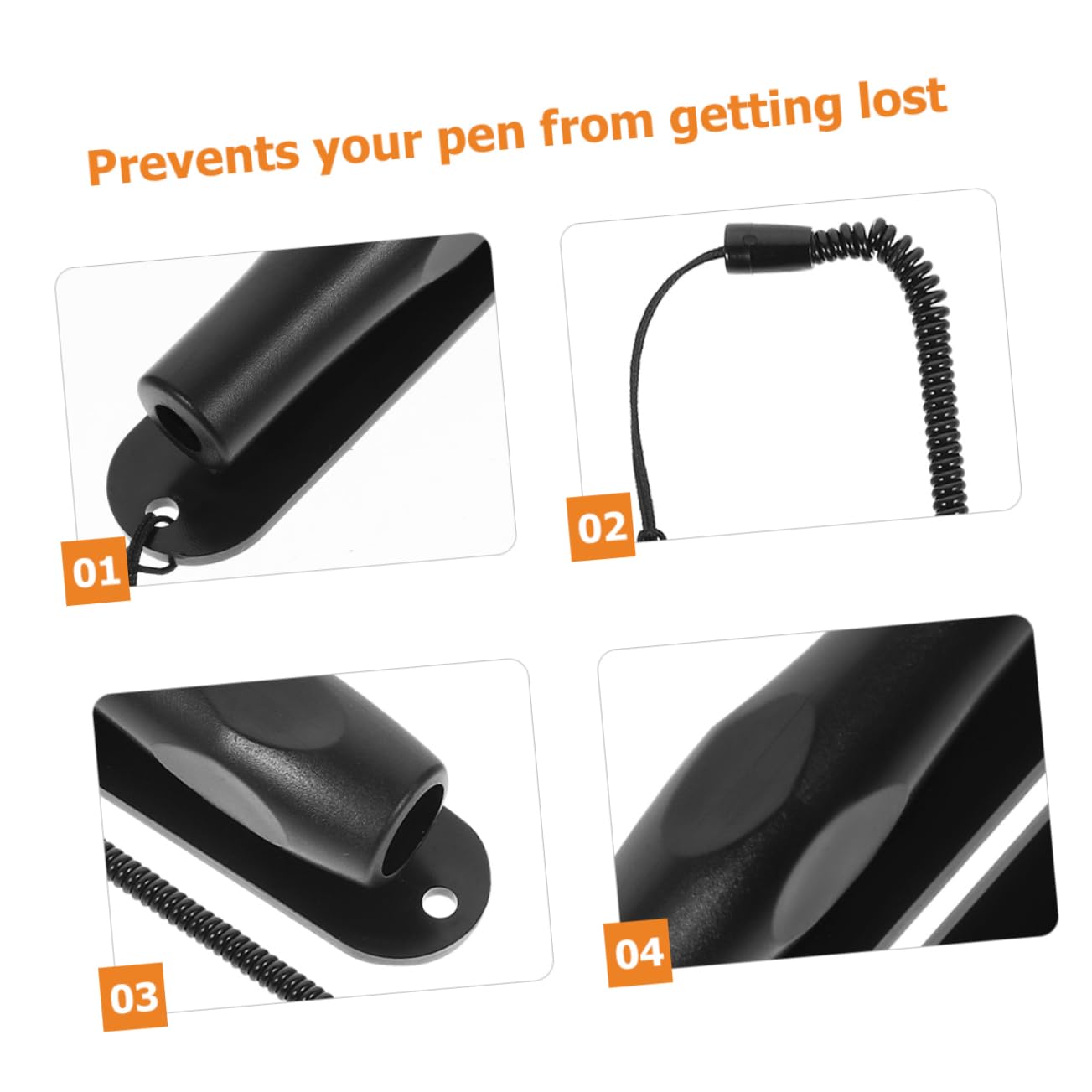 DOITOOL Stylus Pen Lanyard Strap with Spring Rope and Base Lost Hanging Rope for Secure Storage of Stylus Pens for Tablets and Mobile Devices