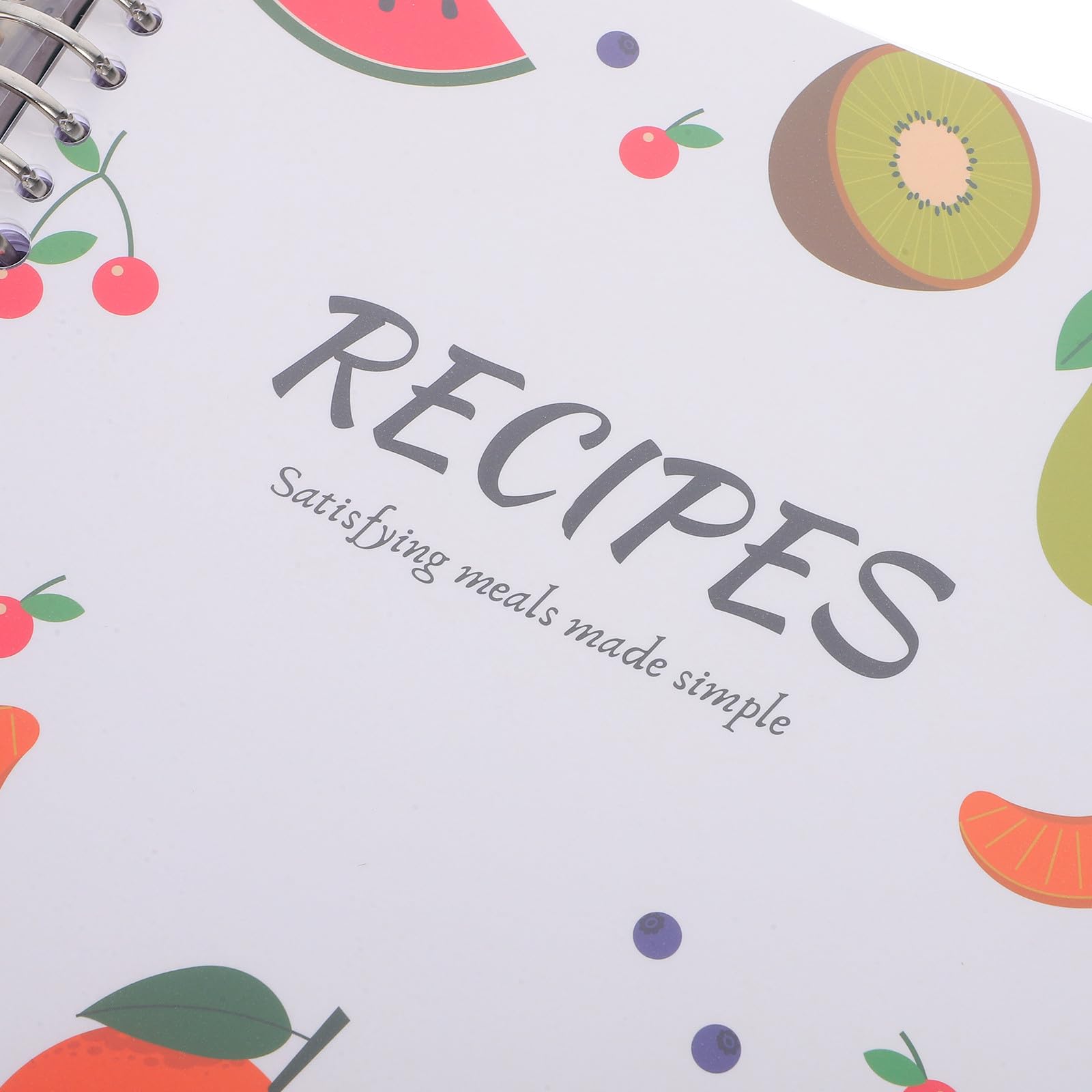 DOITOOL Quaderno di Ricette Copertina Rigida Raccoglitore di Ricette Fai da Te Pagine Resistenti Agli Strappi Domestiche per Organizzazione in Cucina