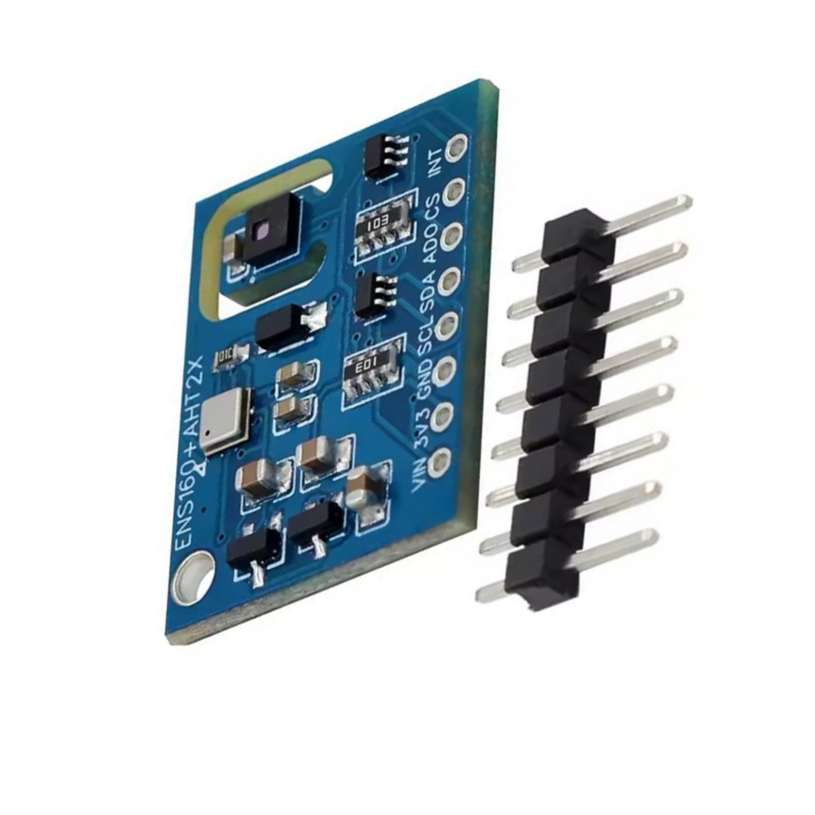 Nueayms Ens160 Ens160+Aht21 Carbon Dioxide Co2 Eco2 Tvoc Air Module With Temperature Humidity Sensoring Temperature Humidity Sensoring Module