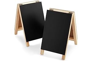 Juvale Mini Chalkboards with Easels: Elevate Your Displays with Rustic Charm