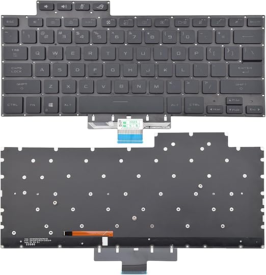 SUNMALL Replacement Keyboard Compatible with Asus ROG