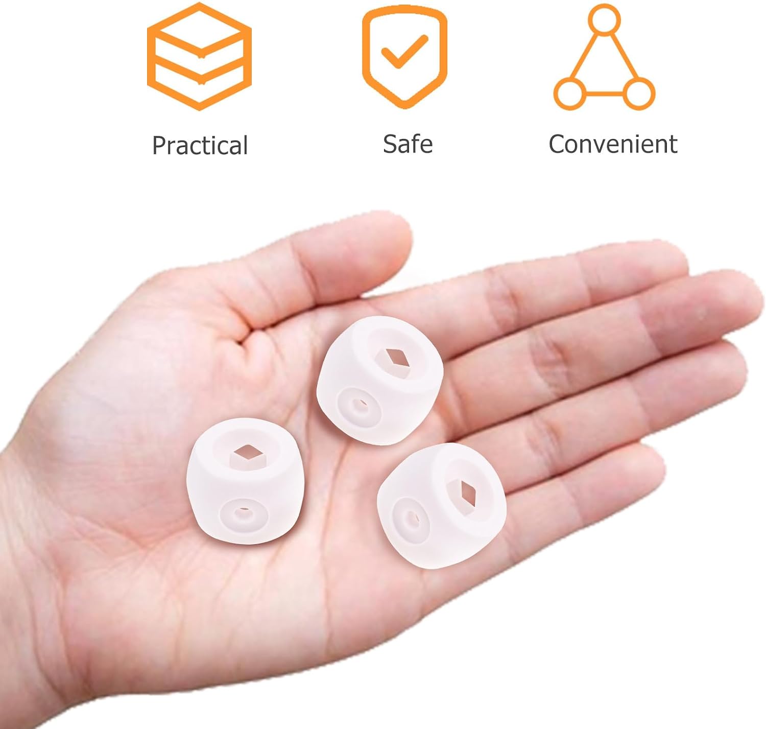 KALLORY 16pcs Foosball Table Rod Plug End Caps White PVC Accessories | Iron Pole Safety Caps, Convenient Install, Not Easily Deformed, Easy Use