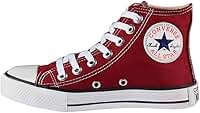 Tênis Converse Chuck Taylor All Star High Bordo/Preto/Branco adulto-unissex
