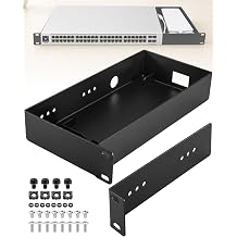 19 Inch 1U Rack Mount Fit for UniFi Switch Pro Max 16 PoE, Metal Shelf Tray