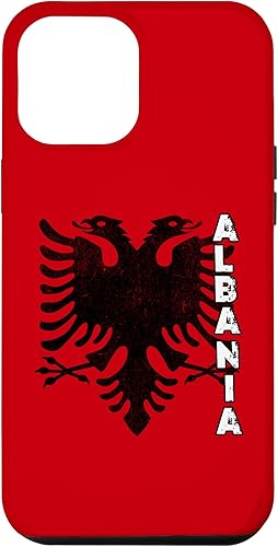 Vista 24 de Funda para iPhone 13 Pro Albania Bandera de Albania Double Eagle Flamuri Shqiperia