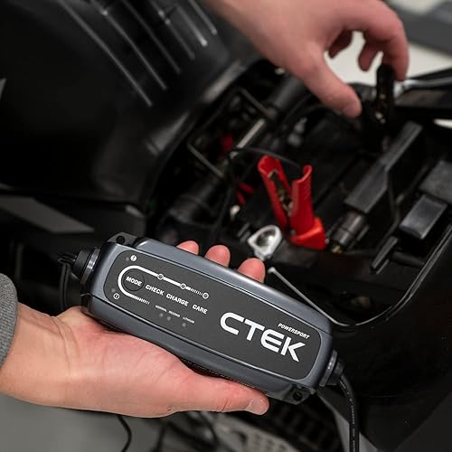 Miniatura 6 de CTEK CT5, cargador de batería automotriz de 12 V para automóvil, motocicleta, ATV, moto de nieve, cargador de batería y mantenedor de batería, carga