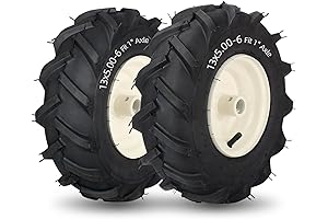 13in Tiller Tire for Landscaping on 1in Axle