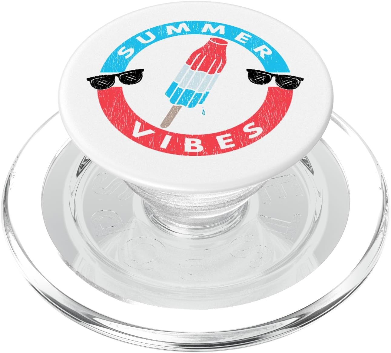 Summer Vibes Patriotic Rocket Pop & Sunglasses 4th of July PopSockets PopGrip for MagSafe