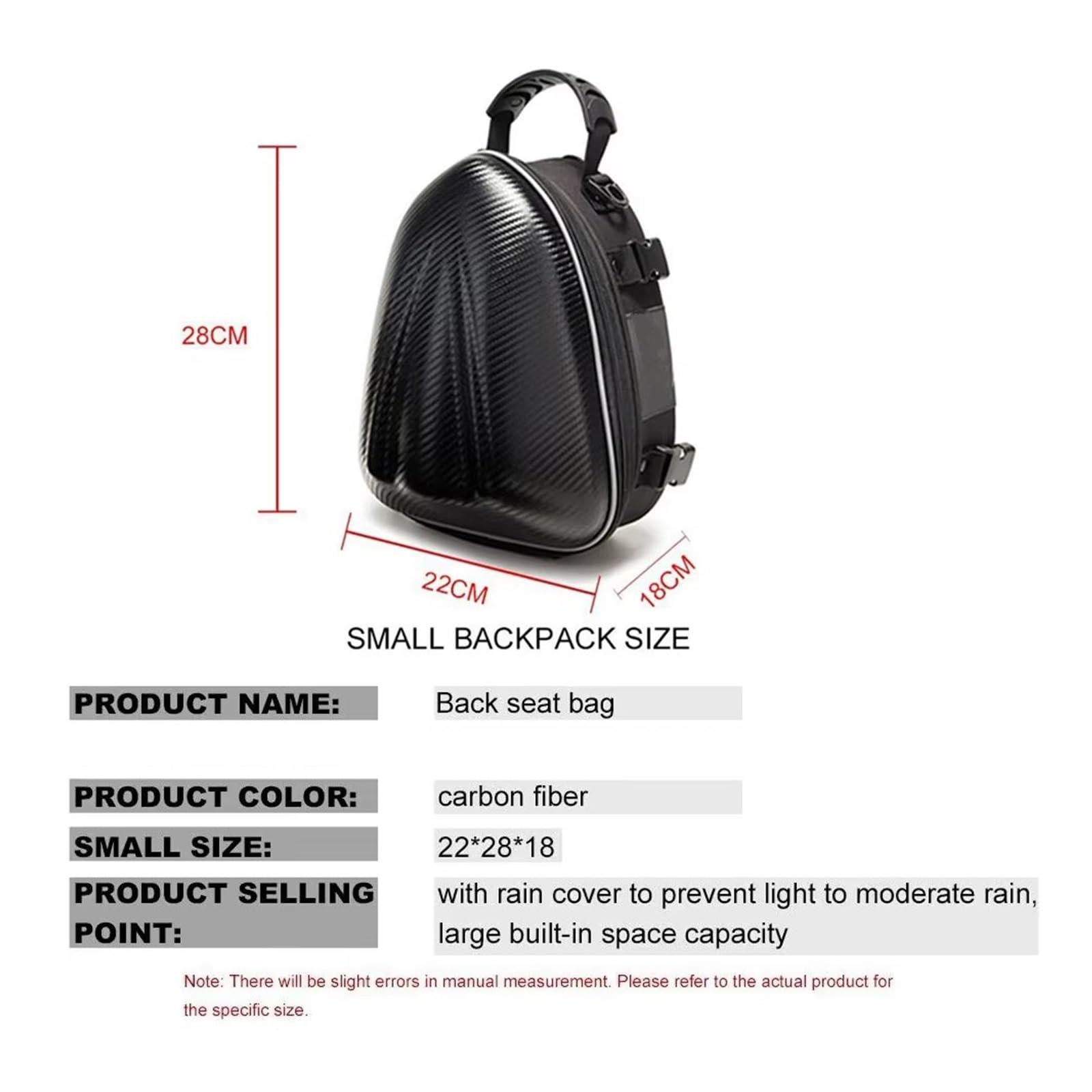 Bisaccia Borse Sella Borsa Da Moto Impermeabile Posteriore Zaino Sella Kit Tracolla Casco