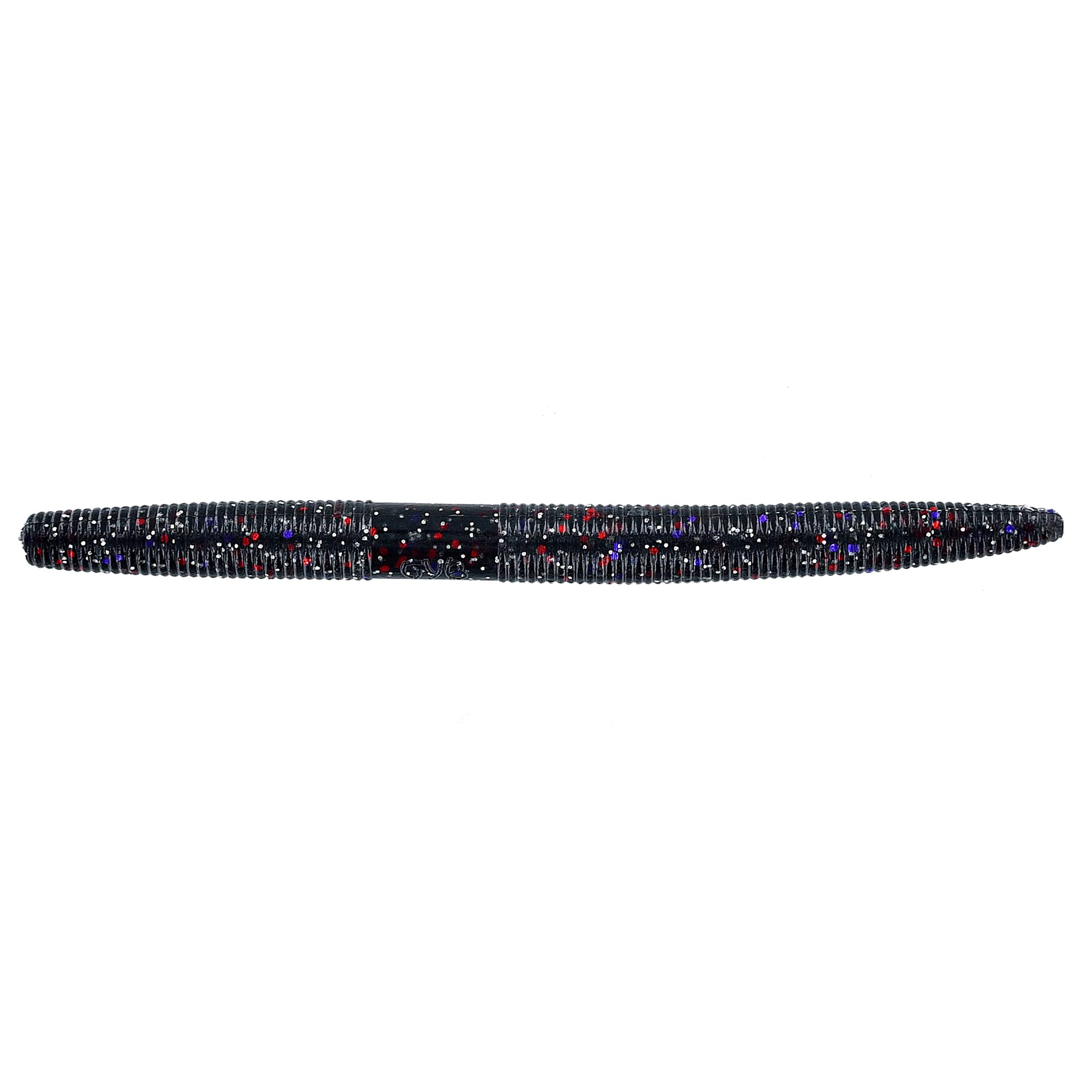 Yamamoto BAITS 5" SENKO / 10 Pack/Black W/Large Blue Flake/Clear Blue Tail — view 57