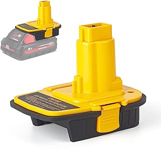 DM18D Converter for DeWalt 18v to 20v Battery Adapter,for Milwaukee M18 18v Lithium Batteries Adapter, Convert to DC9096, fit for DeWalt 18v XRP Ni-Cad Cordless Tool, Upgraded Version of DCA1820,1Pcs