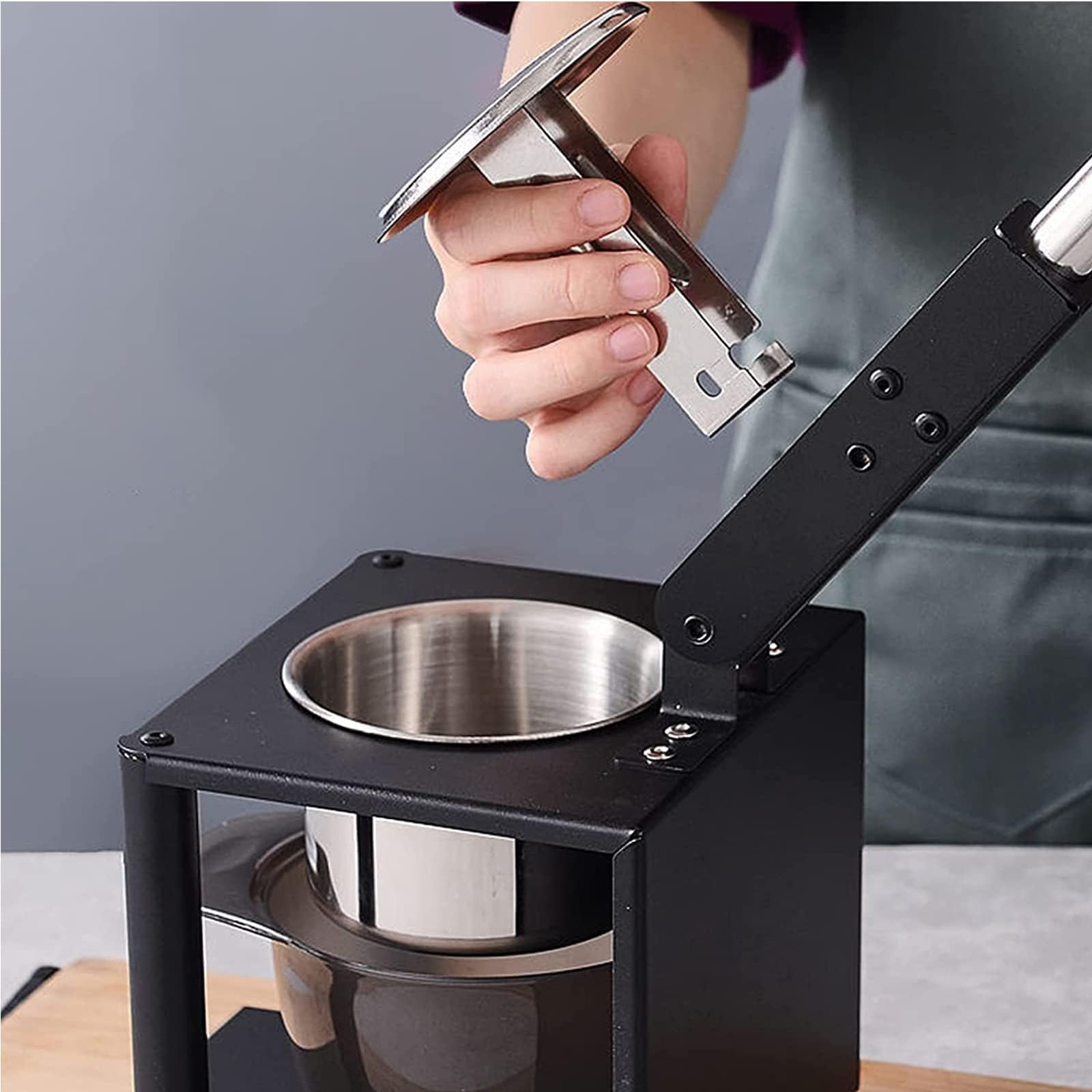 Spremiagrumi manuale resistente – Estrattore di succo manuale per spremere efficacemente in cucine e bar, perfetto per succo di arancia fresca, limone e lime