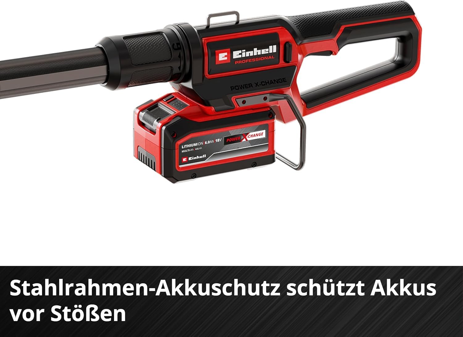 Einhell Professional Akku-Multifunktionswerkzeug GP-HC 18/5020 Li T BL-Solo Power X-Change (18 V, Brushless, 50 cm Heckenschere, 18 cm Hochentaster, Teleskopstiel, ohne Akku)