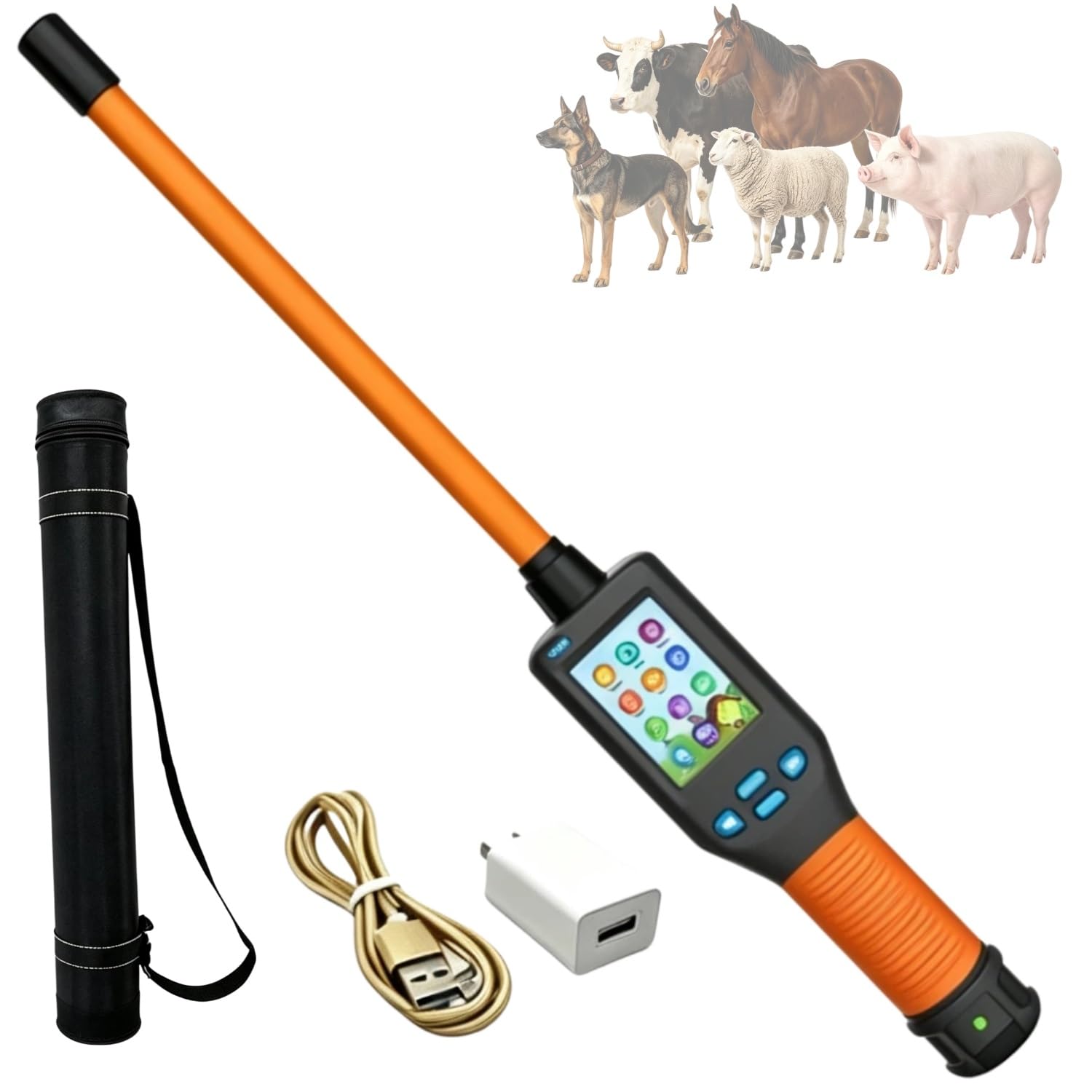 Scanner di microchip per animali, Scanner ID per animali a 134,2 kHz