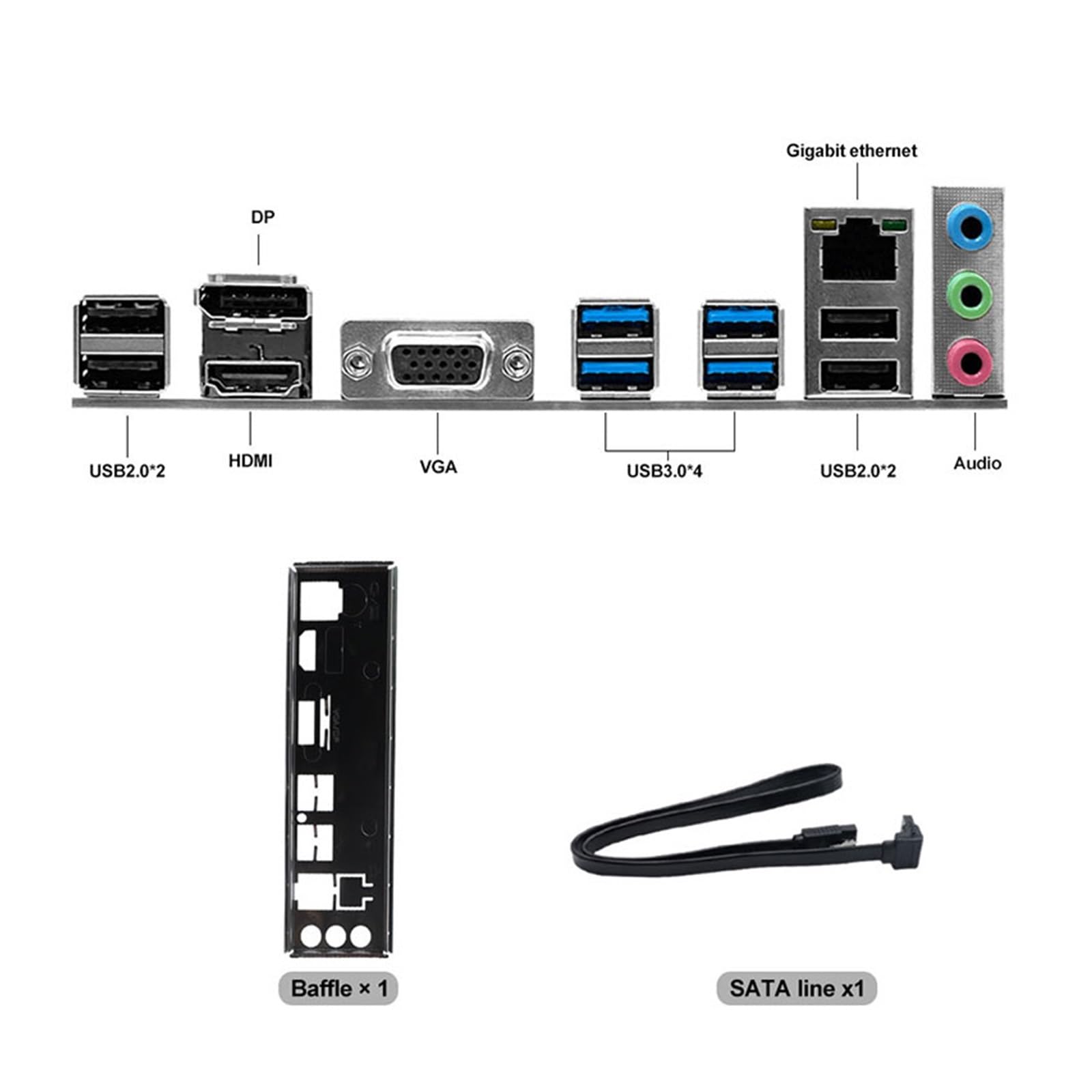 Carte Mere Carte mère Fit for JGINYUE B650M Pro AM5 Gaming MATX B650 DDR5 4800 à 6000+ MHz