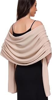 Women Shawl Wraps for Evening Dresses, Wedding Shawls Chiffon Scarf Wrap Scarves