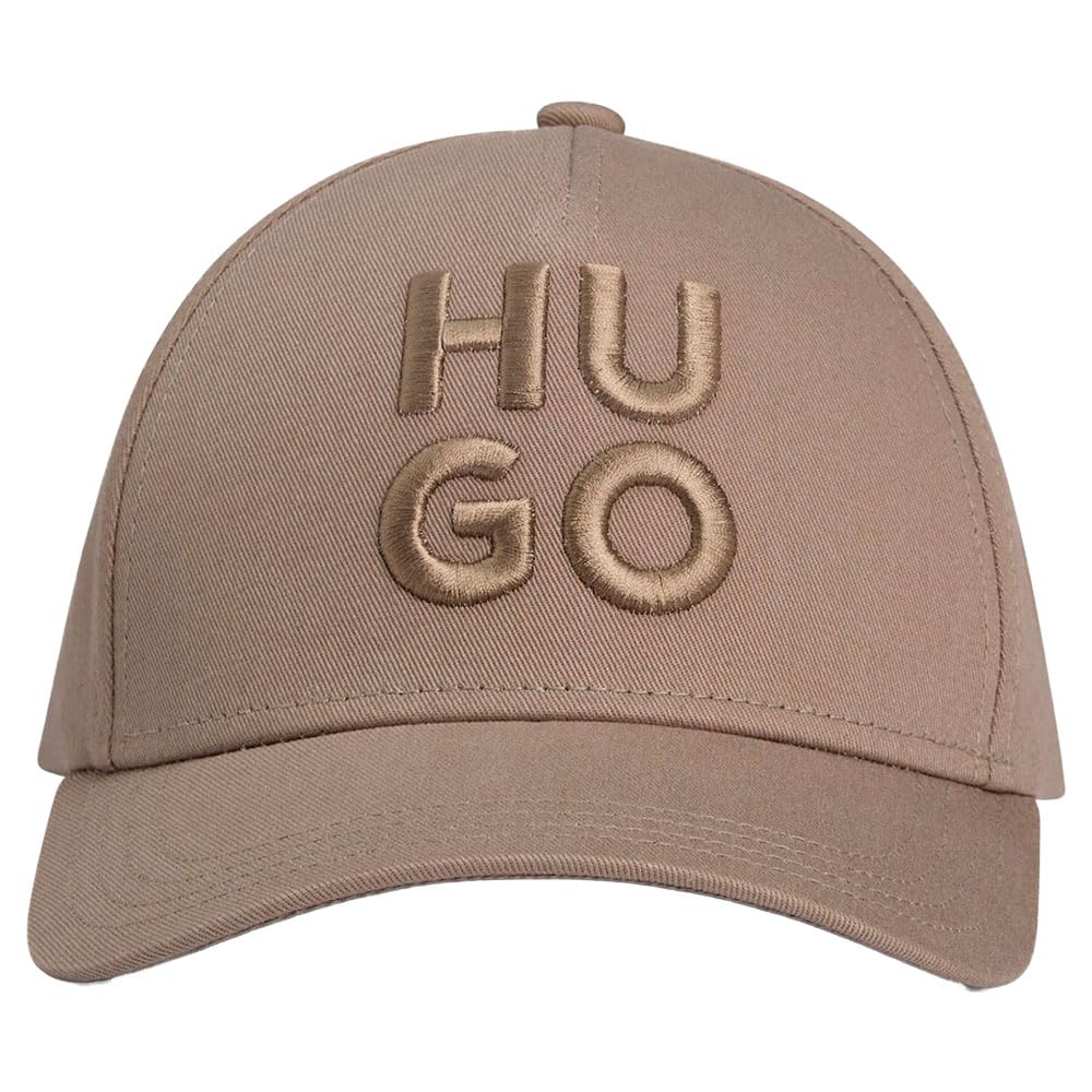 HUGO Men's Jude-Stacked Cap, Medium Brown219,