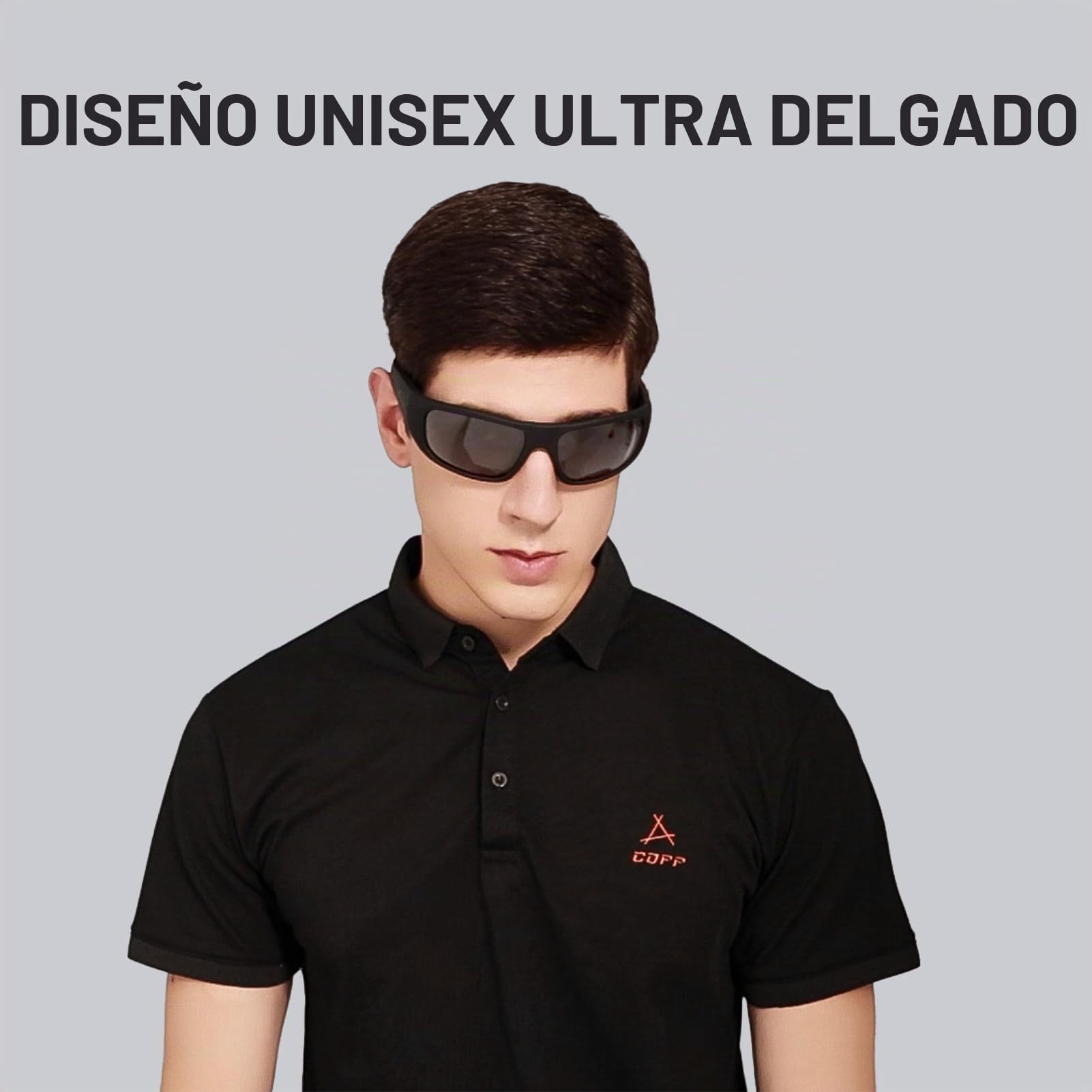 OhO Smart Glasses,Polarized Glasses with Bluetooth Speaker,Athletic/Outdoor UV Protection and Voice Control,Unisex