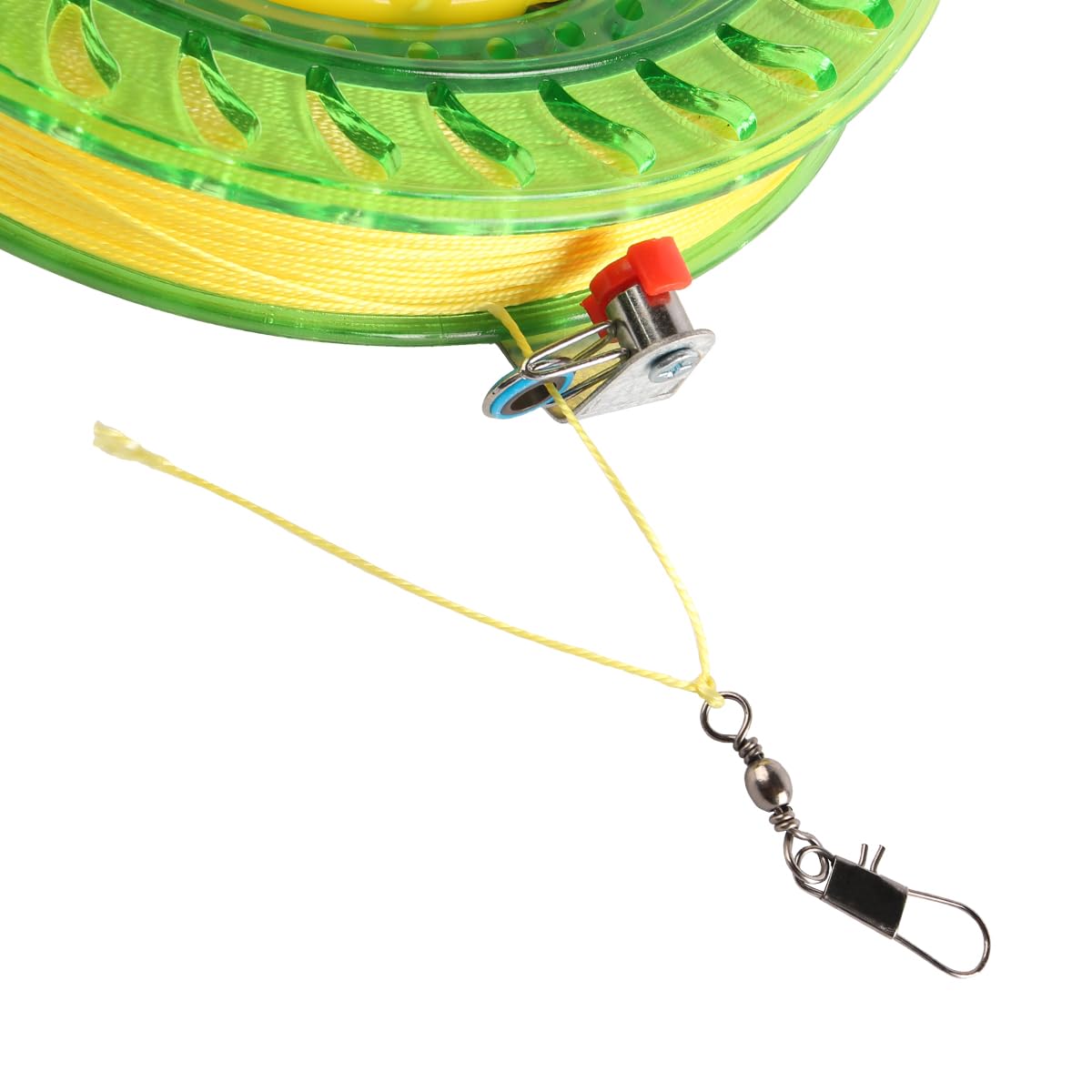 Namvo Enrouleur de Ligne de cerf-Volant pour Cerfs-Volants, prêt à Assembler, avec Ligne Robuste de 400 m et Clip, pour Les activités de Plein air de Tous âges, Facile à utilise