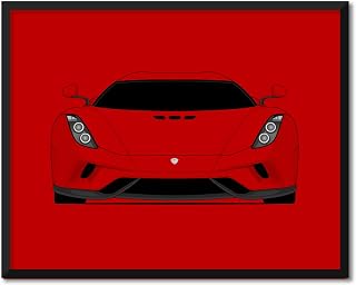 CUSTOMIZABLE COLOR: Koenigsegg Regera (2016-2022) Inspired Poster Print Wall Art Decor Handmade (Unframed)
