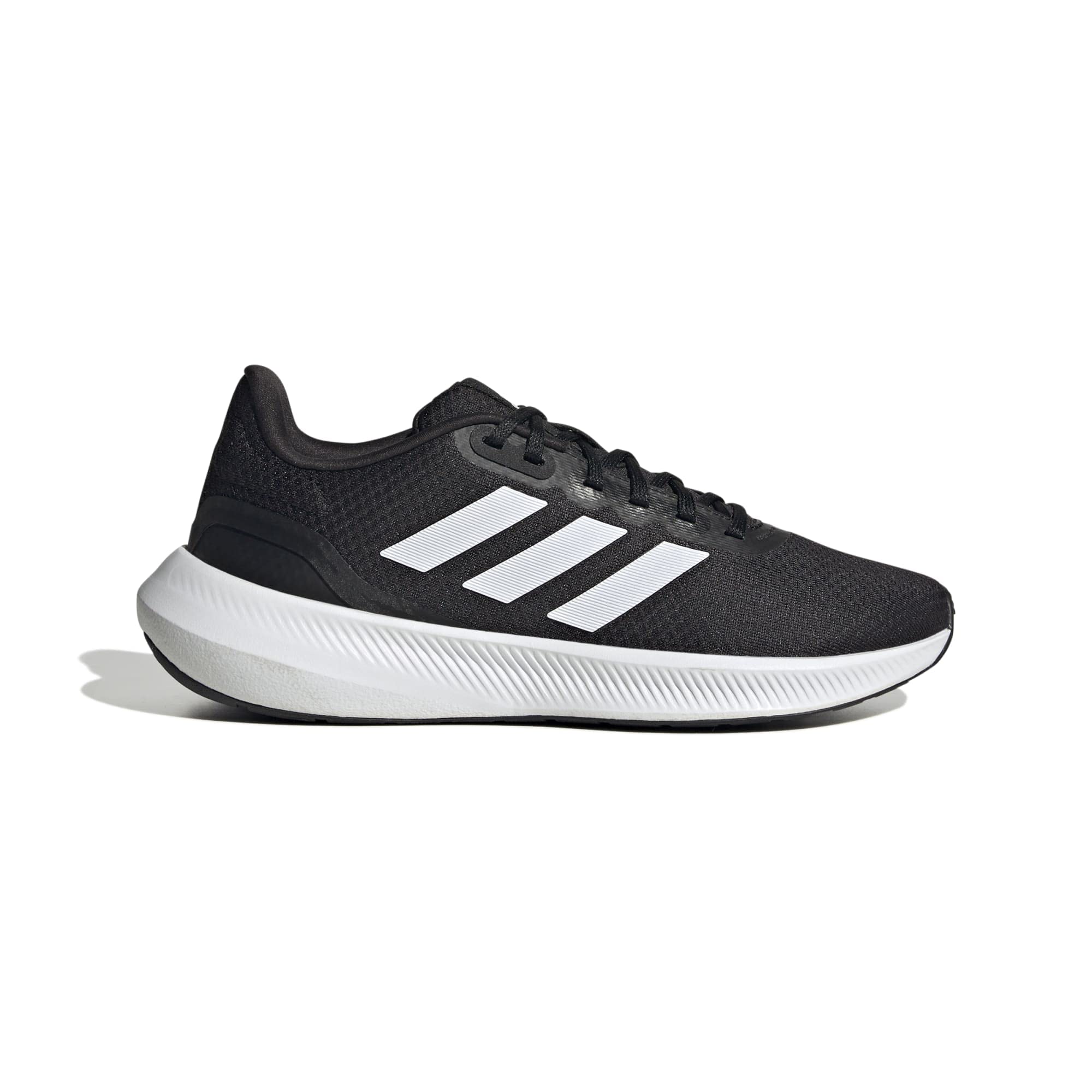 adidas RunFalcon Wide 3 Shoes, Zapatillas para Correr Mujer, Core Black/Cloud White/Core Black, 38 EU