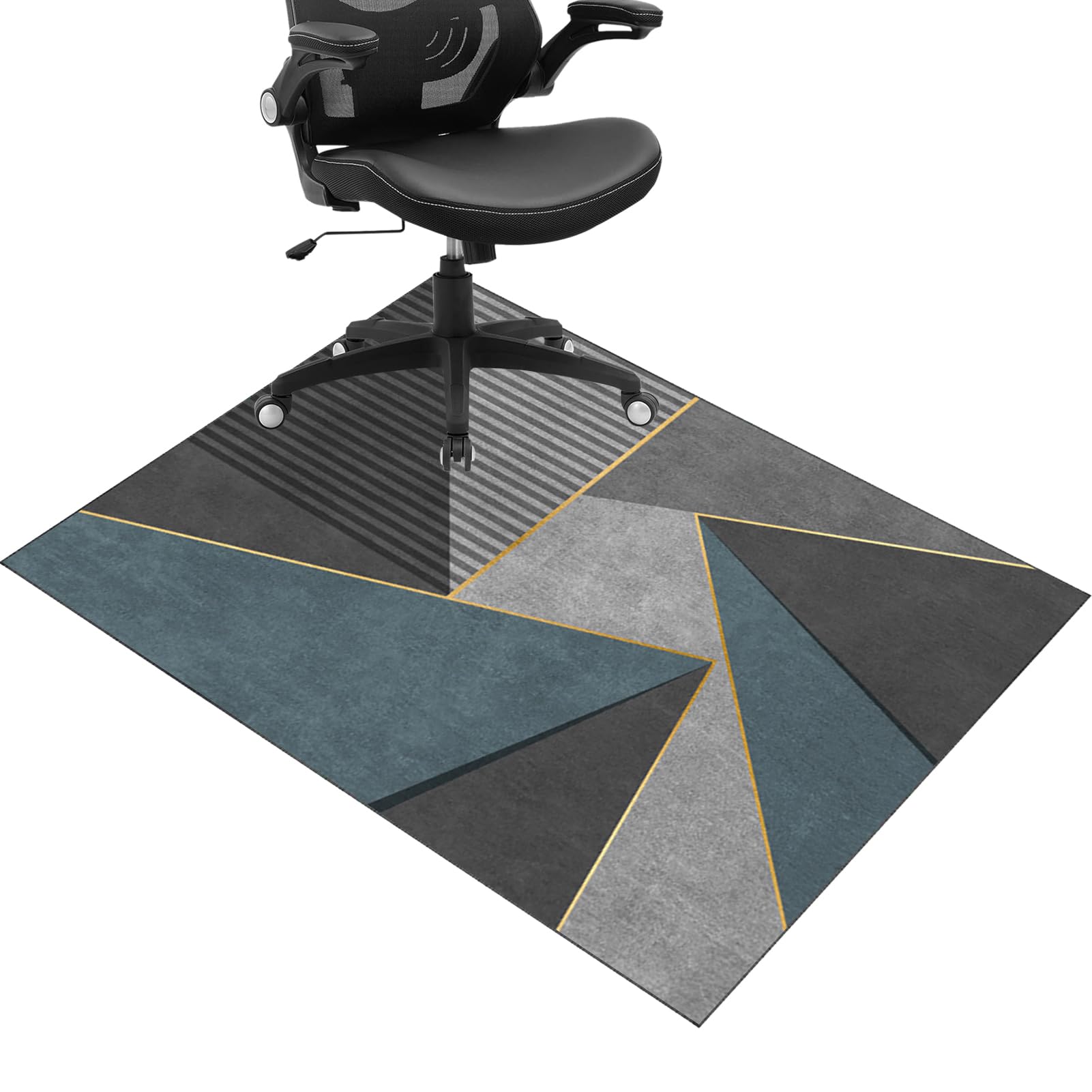 Office Chair Mat for Carpeted Floor, Computer Gaming Chair Mat, Heavy Duty Carpet Protector Chair Mat for Easy Glide, Carpet Chair Mats, Hardwood Floor Protector Mat for Home and Office 140 x 180 cm