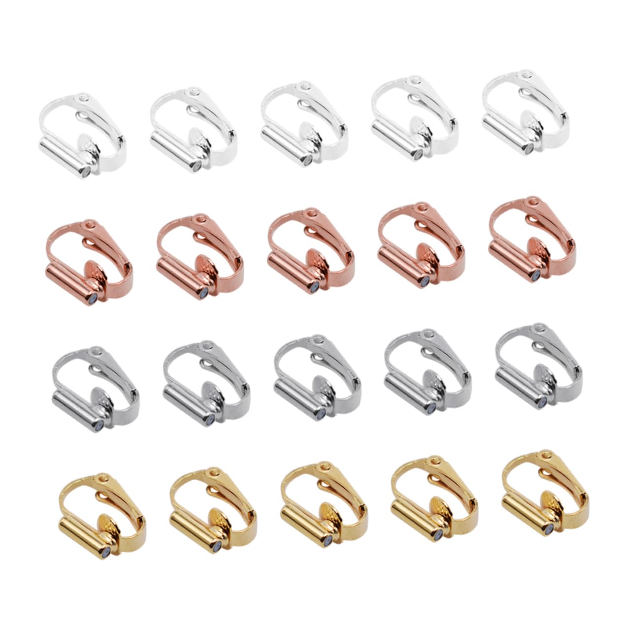 VALICLUD 60pezzi Convertitori Per Orecchini Placcato Accessori Per Clip Auricolari Senza Piercing Inclusi Facile Da Indossare e Personalizzare