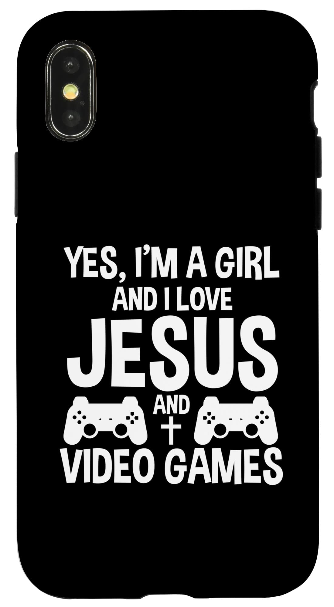 Amazon.com: iPhone XXS Yes, I'm a girl vedeo games games Case : Cell  Phones & Accessories