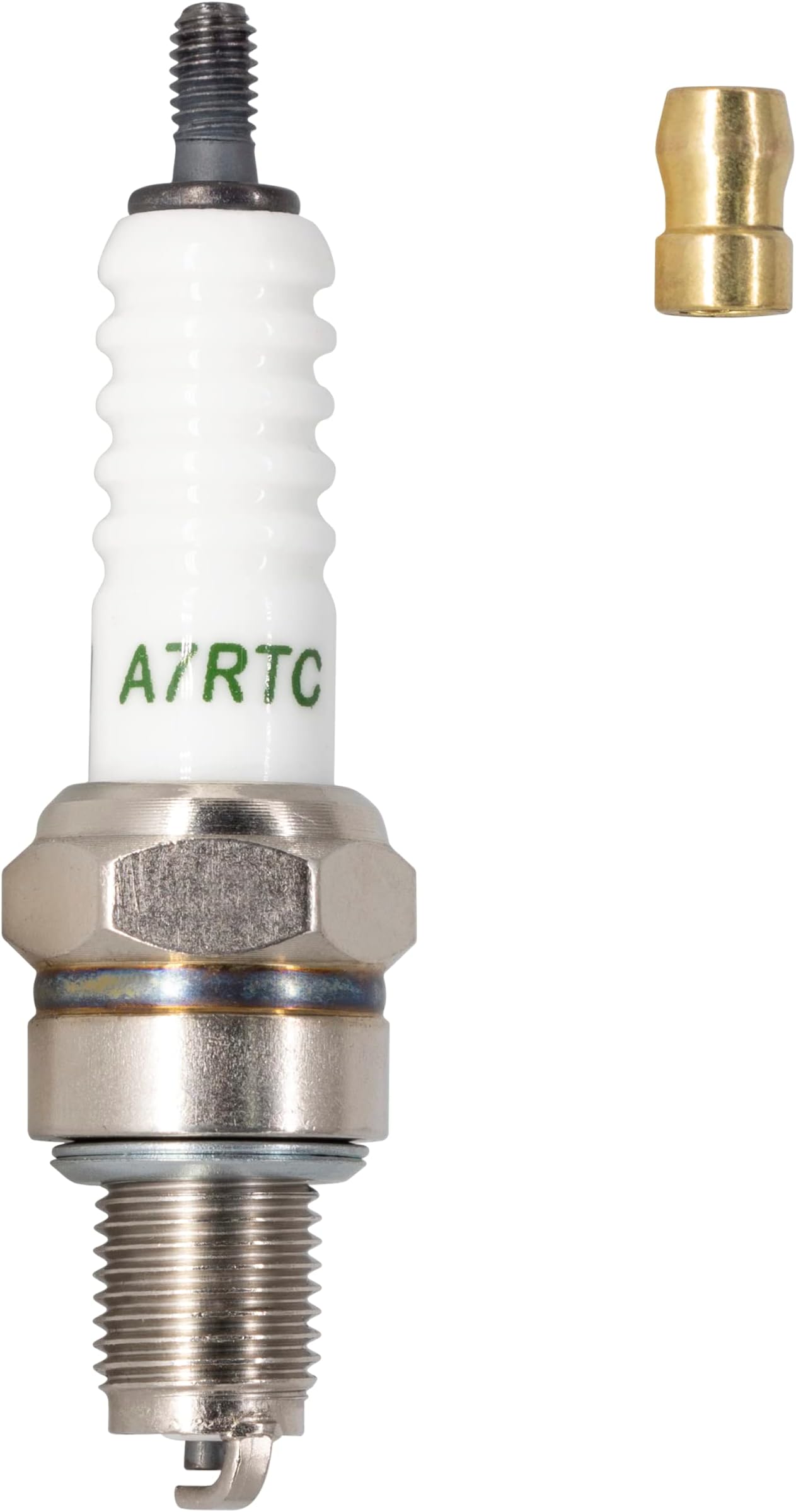 TORCH A7RTC Screw Terminal Spark Plug Replacement for NGK 4549 CR7HSA, Denso 4008/U22FSR-U 5383/IUF22, Bosch UR3AS, Champion Z9Y Copper Plus 808, OEM, ea