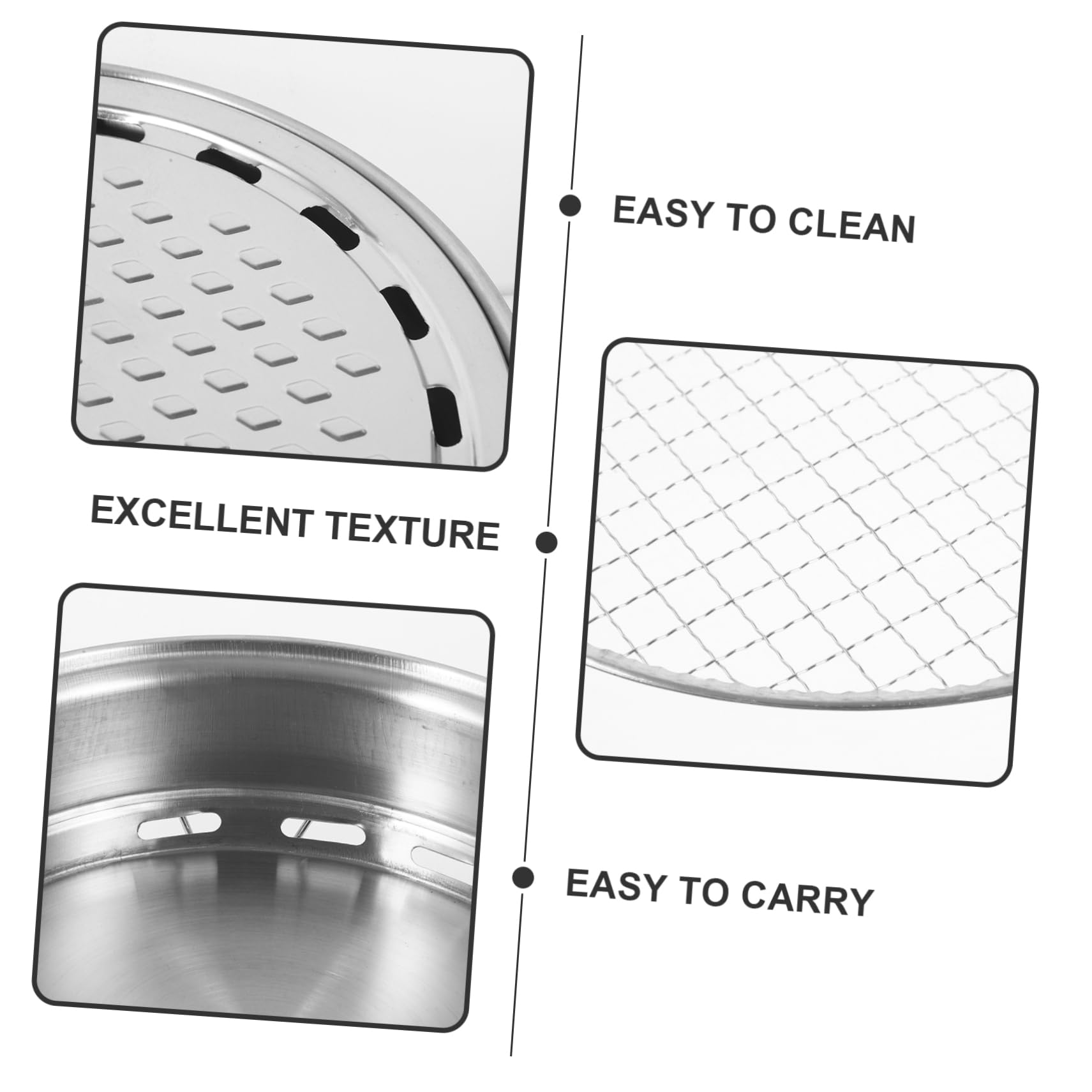 Levemolo Grill Outdoor Camping Grill Portable Small Barbecue Accessories Easy Clean BBQ Stove