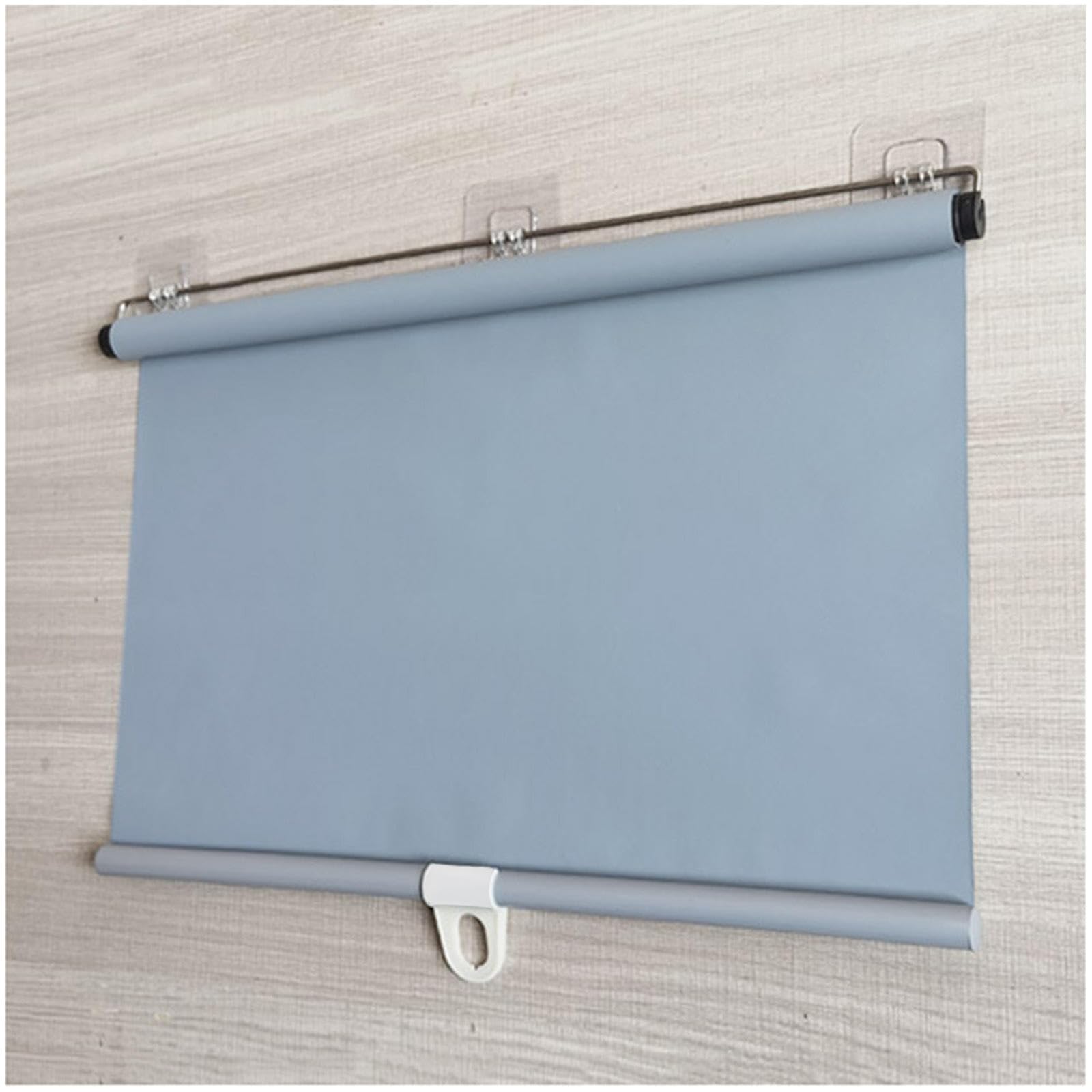 Dlly Grey Blackout Roller Shades, Sunshade Roller Blinds For Windows, Blackout Curtains, Windows Roll Up Shades Without Drilling, Sunscreen Thermal Blinds,-80X150cm/31 * 59In