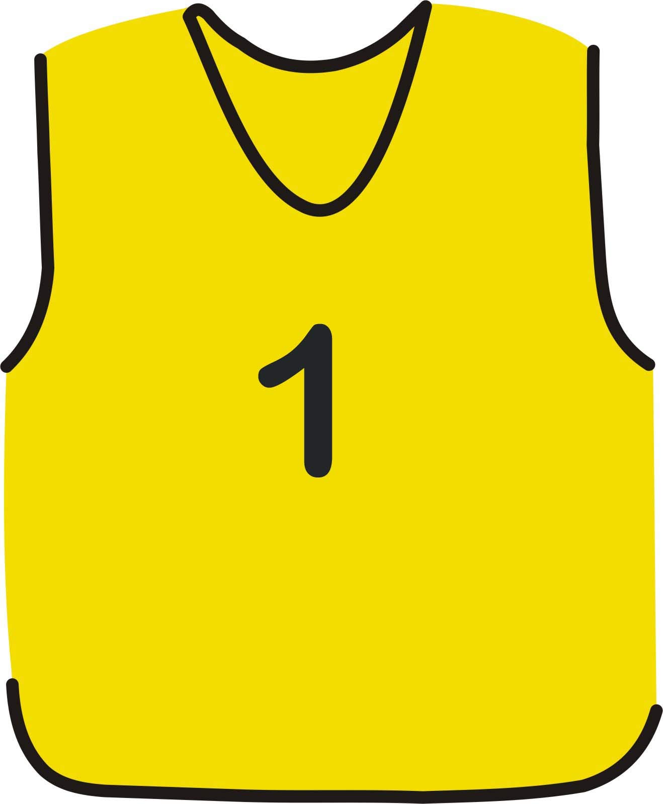 NUMBERED FOOTBALL MESH TRAINING SPORTS BIBS Pack of 7 (1-7 OR number of your choice)-Front only (Amber, Adult(Large to XL))