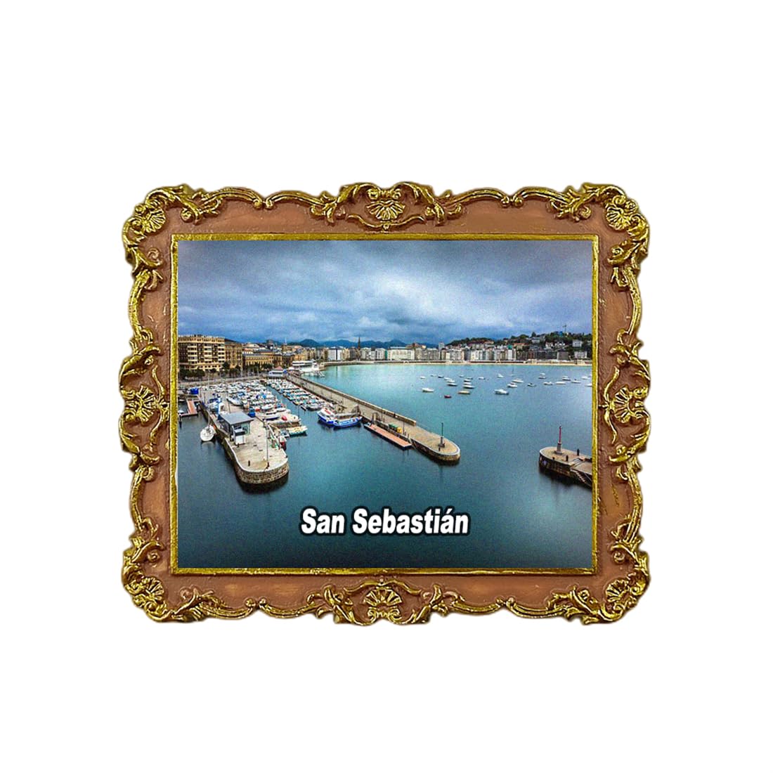 Imanes Nevera San Sebastián - Recuerdo Viaje 3D, Decoración Coleccionable (Donostia)