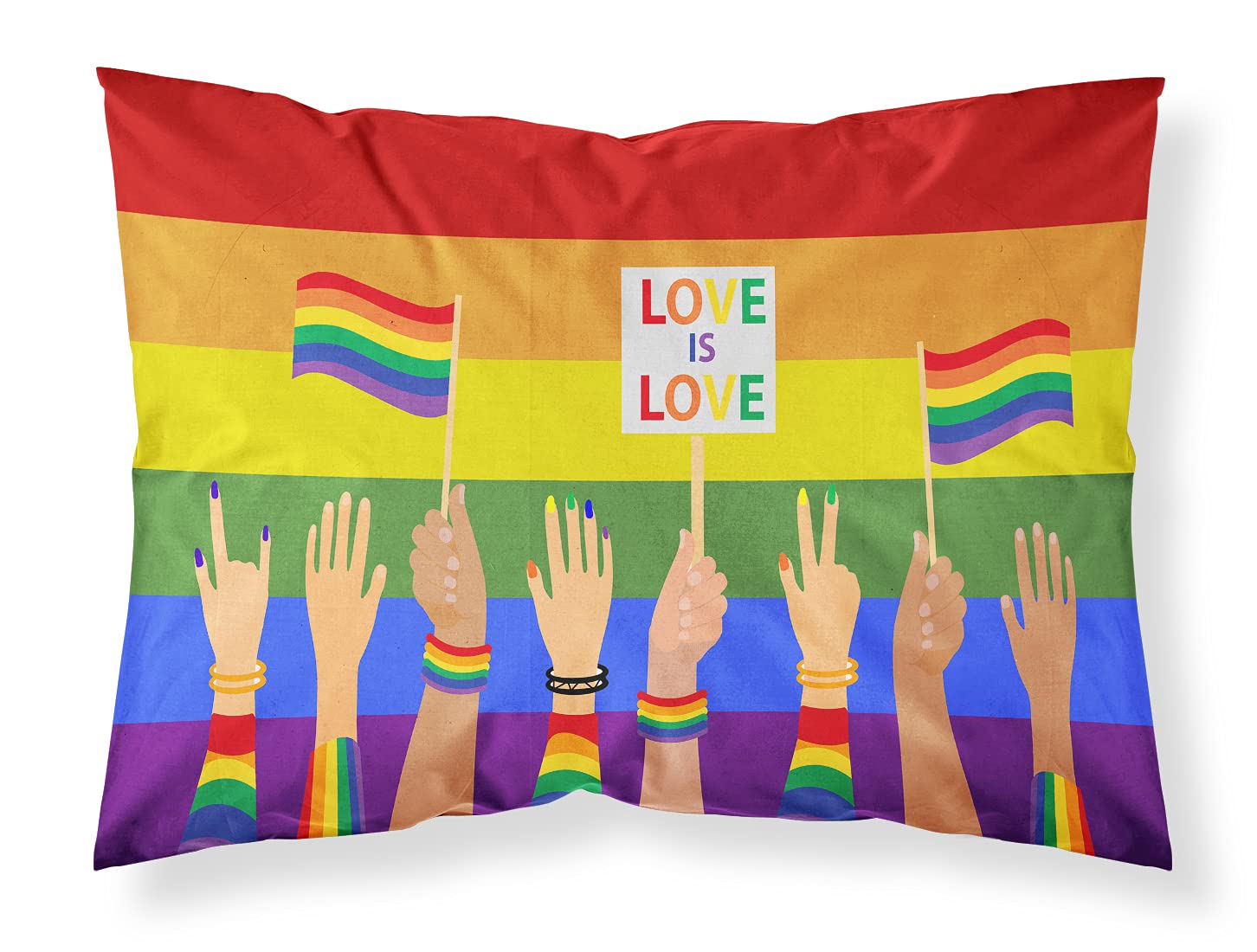 Taies d'oreiller multicolores pour lit standard en polyester durable