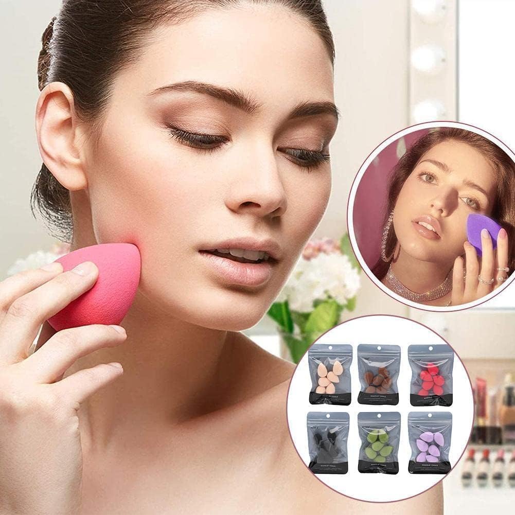 6Pcs Mini Makeup Sponge, Professional Makeup Sponge, Small Beauty Sponge Blender Set for Foundation Powder - Image 2