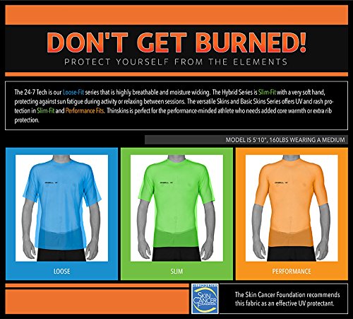 Image of O'Neill Youth Premium Skins Long Sleeve Rashguard, UPF 50+ Sun and Rash Protection, Buttery Soft Tight Fit