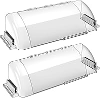 Vista 7 de Deflectores magnéticos de aire y calor, deflector de ventilación ajustable de 9"-15.5" para pared lateral, registros de techo y rejillas