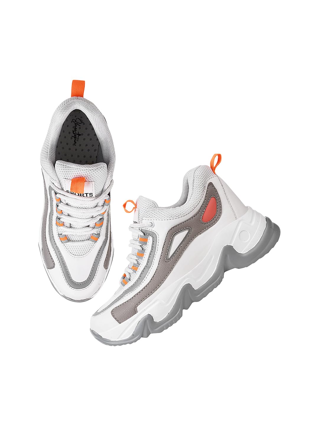 Shoetopia Womens Flat Sneakers White (B0DCBBR5XS) Amazon Price History, Amazon Price Tracker