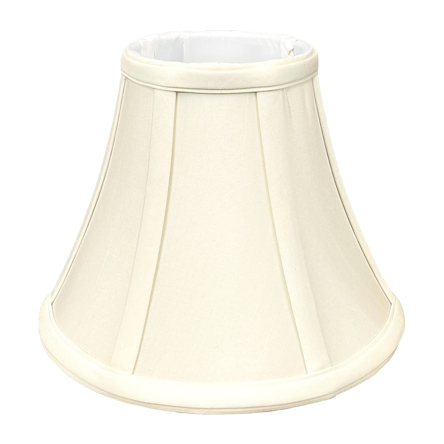 Royal Designs, Inc. BSO-704UT-8EG True Bell Basic Lamp Shade with UNO Fitter, 4 x 8 x 6.5, Eggshell