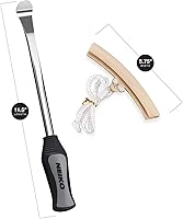 Vista 6 de Juego de palancas para neumáticos NEIKO 20600A, kit de herramientas de reparación, hierros de acero endurecido de 11 1/2 pulgadas, 2 protectores