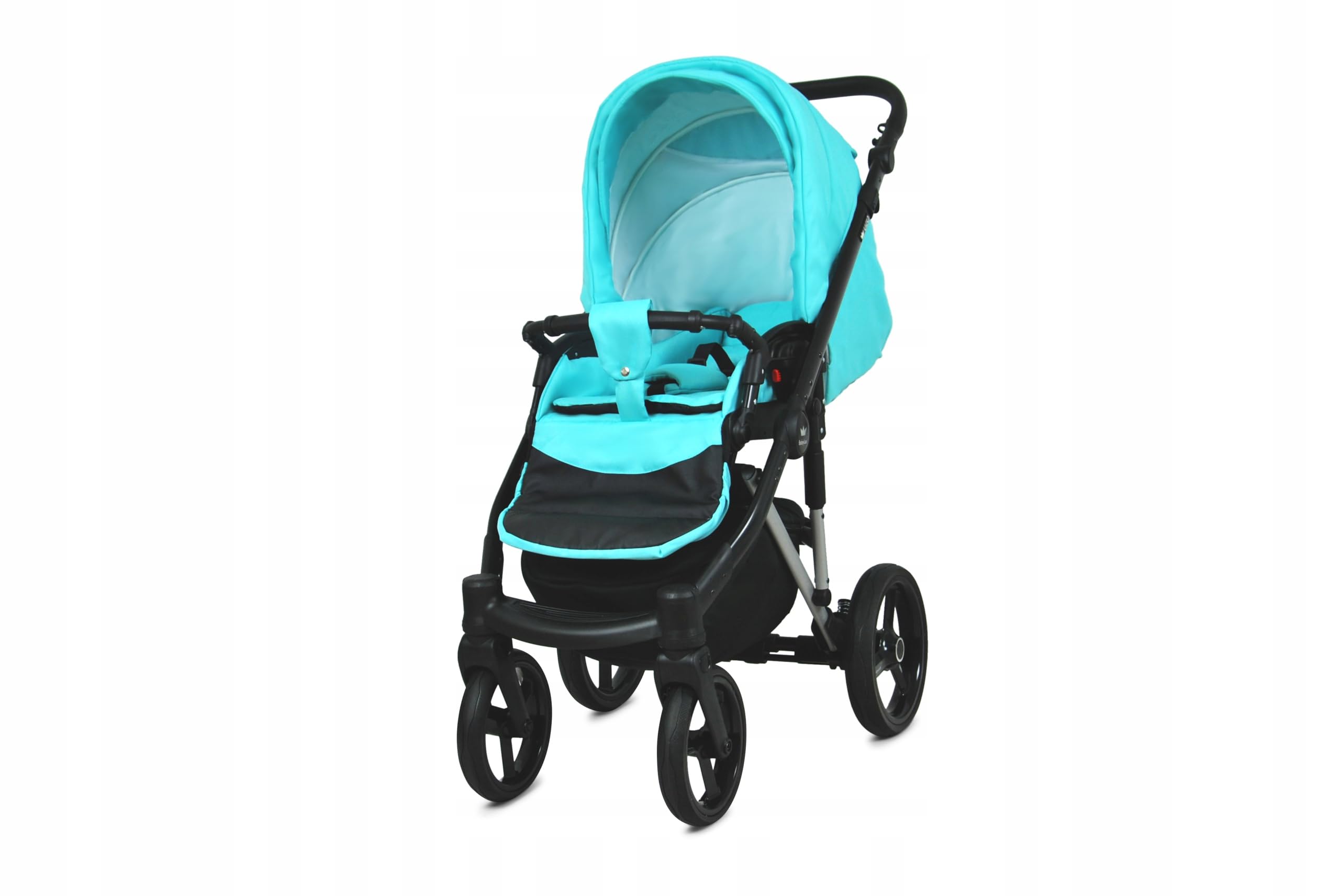 BabyLux® Zestaw wózków dziecięcych 3 w 1 – UZO – w zestawie wanienka dla niemowląt, fotelik sportowy, fotelik samochodowy – zestaw wózków dziecięcych – wózek dziecięcy kombi z torbą do przewijania