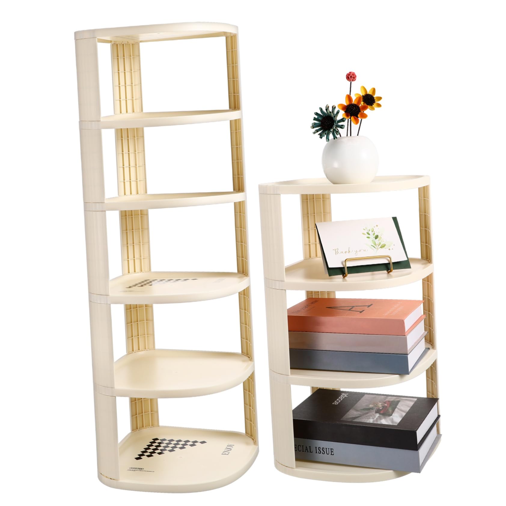Estante Organizador De Zapatos De 9 Niveles, Zapatero Estrecho De Esquina Hogar, Estructura Vertical De Plástico Resistente Que Ahorra Espacio y Permite Montaje Rápido para Entrada