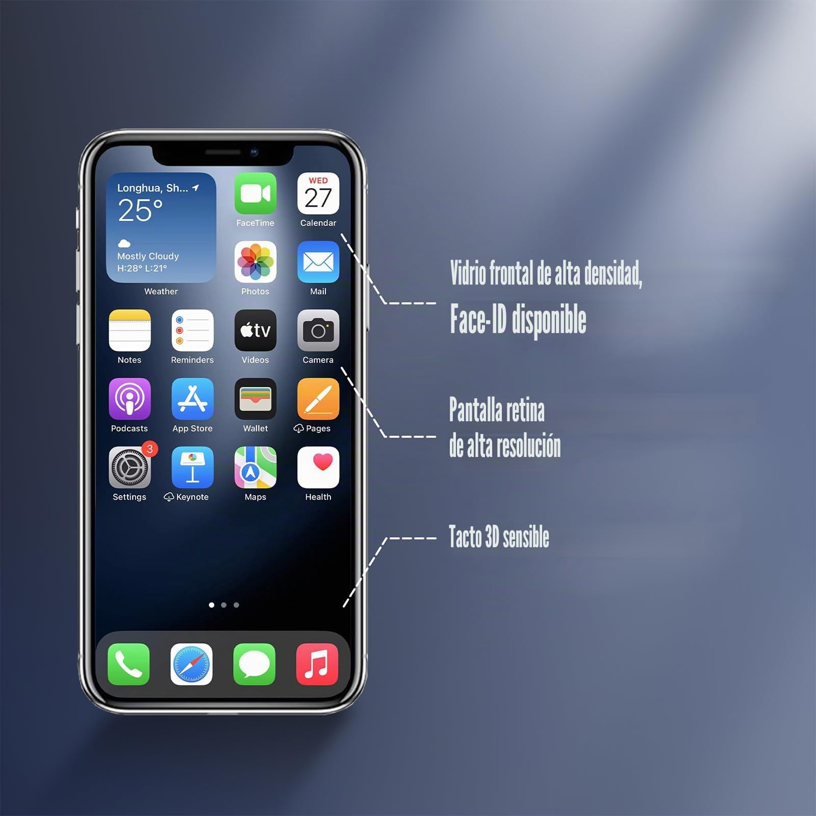 para iPhone 13 Pro MAX Sustitución de la Pantalla LCD 6,7 Pulgadas Conjunto digitalizador de Pantalla Pantalla táctil,con Herramienta de reparación del Conjunto del Bastidor