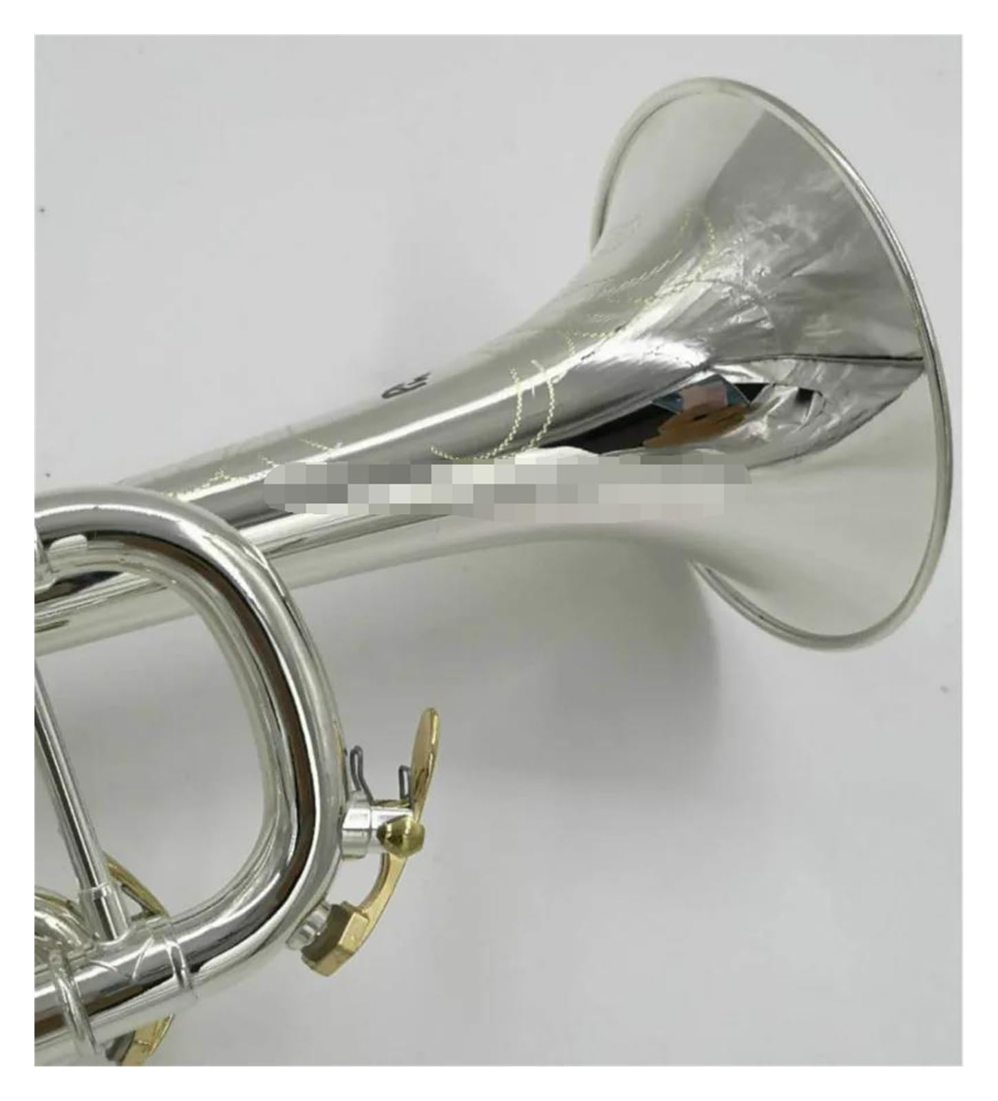 trąbka instrument Trąbka Bb Mosiężny Instrument Muzyczny Posrebrzany Korpus Złoty Lakier Kluczowa Jakość Trąbka Z Ustnikiem