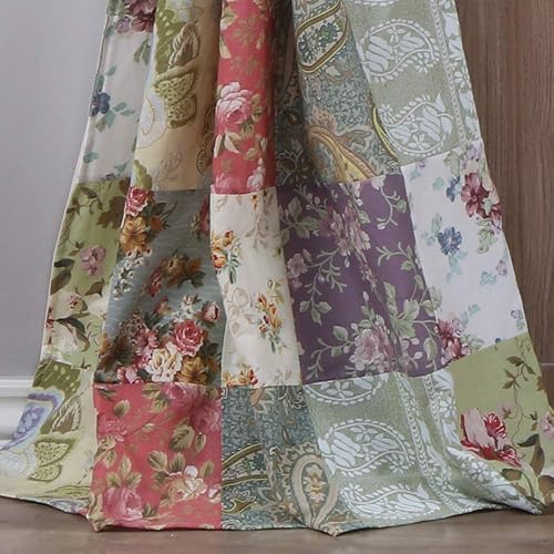Miniatura 5 de Greenland Home Par de paneles de patchwork Blooming Prairie 42 x 84