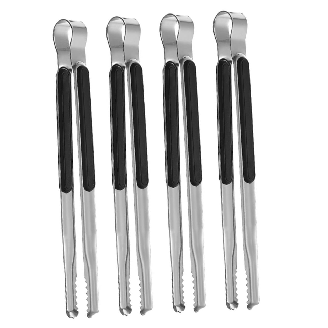 TOYANDONA 3 Series Pinzas De Barbacoa De Inoxidable Con Antideslizante De Servir Y Asar Camping Y Fiestas 4 Piezas X 3
