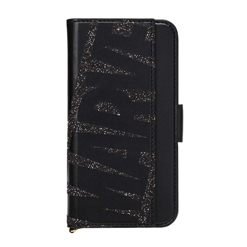 PGA Premium Style iPhone 11 Pro ダブルフリップカバー [ロゴ/ブラック] ケース PG-DFP19A10MVL